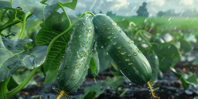 آبیاری بارانی و معایب آن برای خیار